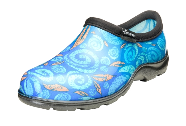 Sloggers Made in the USA Rain & Garden Shoe for women in Floral Swirl ...